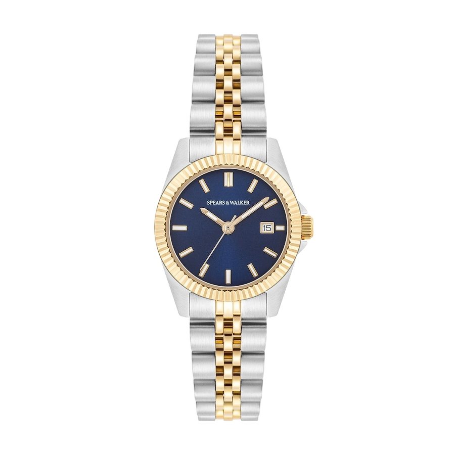 Spears & Walker Armband-Uhr aus Edelstahl in silber/gelbgold Uhren 1 ct Damen