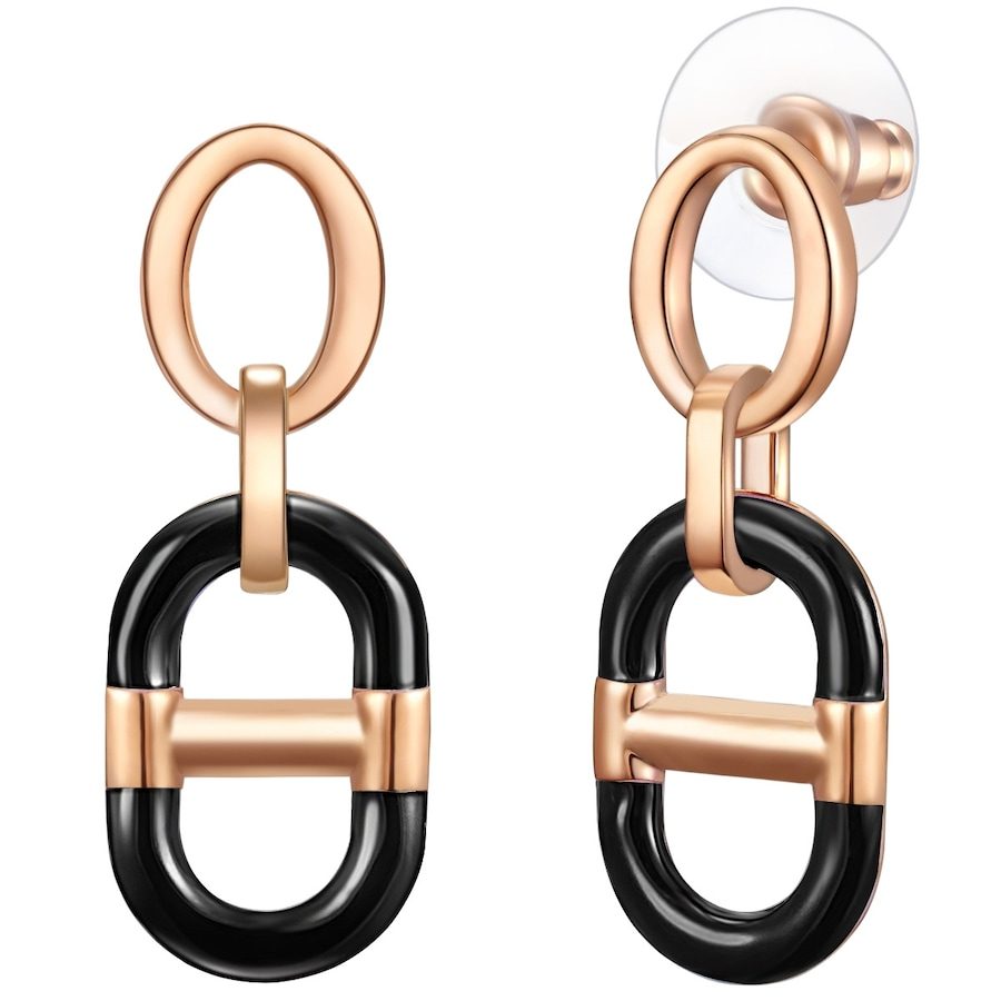 Lulu & Jane Ohrhänger aus Metall in Roségold Ohrringe 1 ct Damen