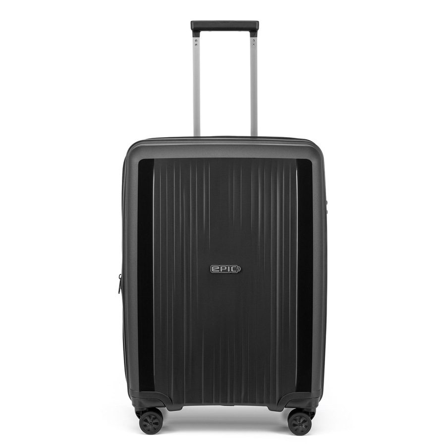 Epic Halo 4 Rollen Trolley 66 cm mit Dehnfalte Reisetaschen 1 ct Schwarz Herren