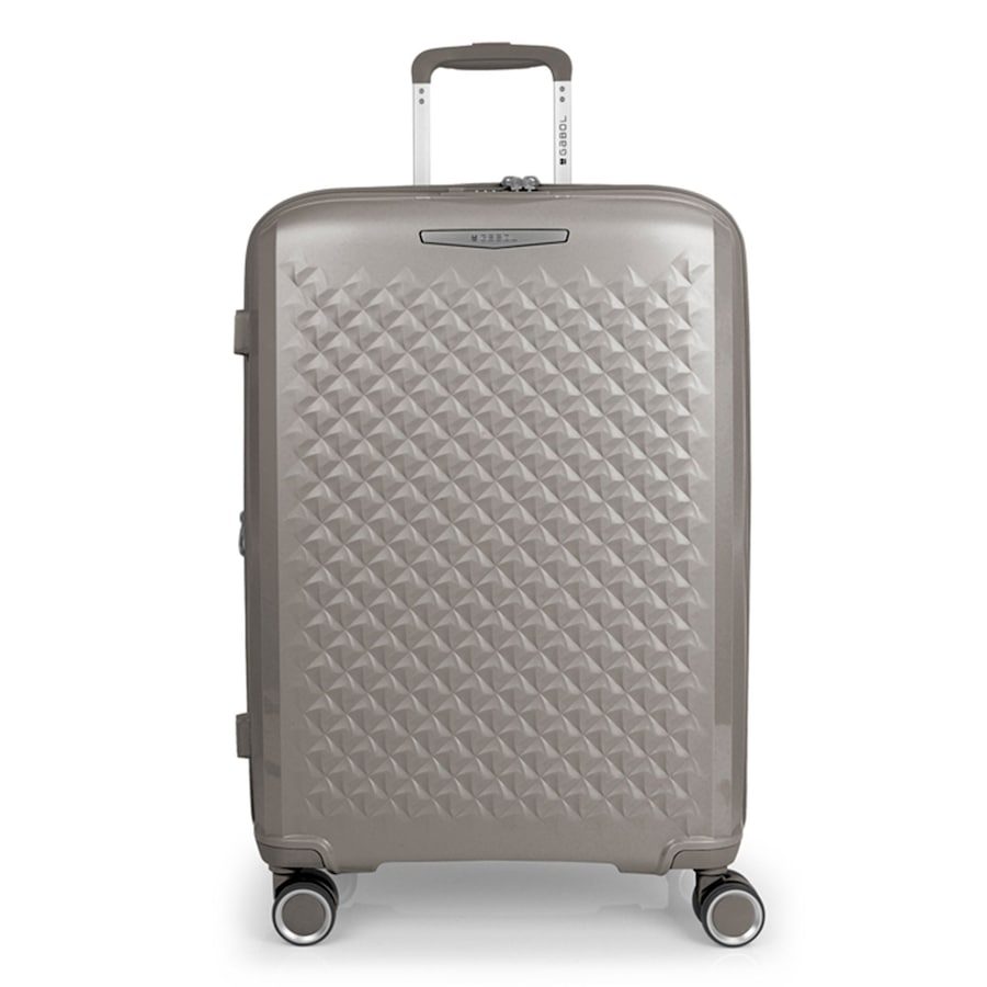 Gabol Queens 4 Rollen Trolley M 64.5 cm mit Dehnfalte Reisetaschen 1 ct Braun Herren
