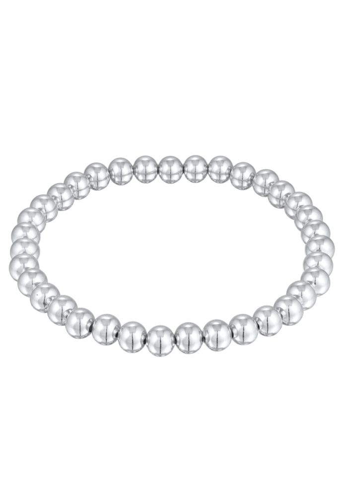 Elli Kugel Beads Dots Farbe Silber für Damen Armbänder & Armreife 1 ct