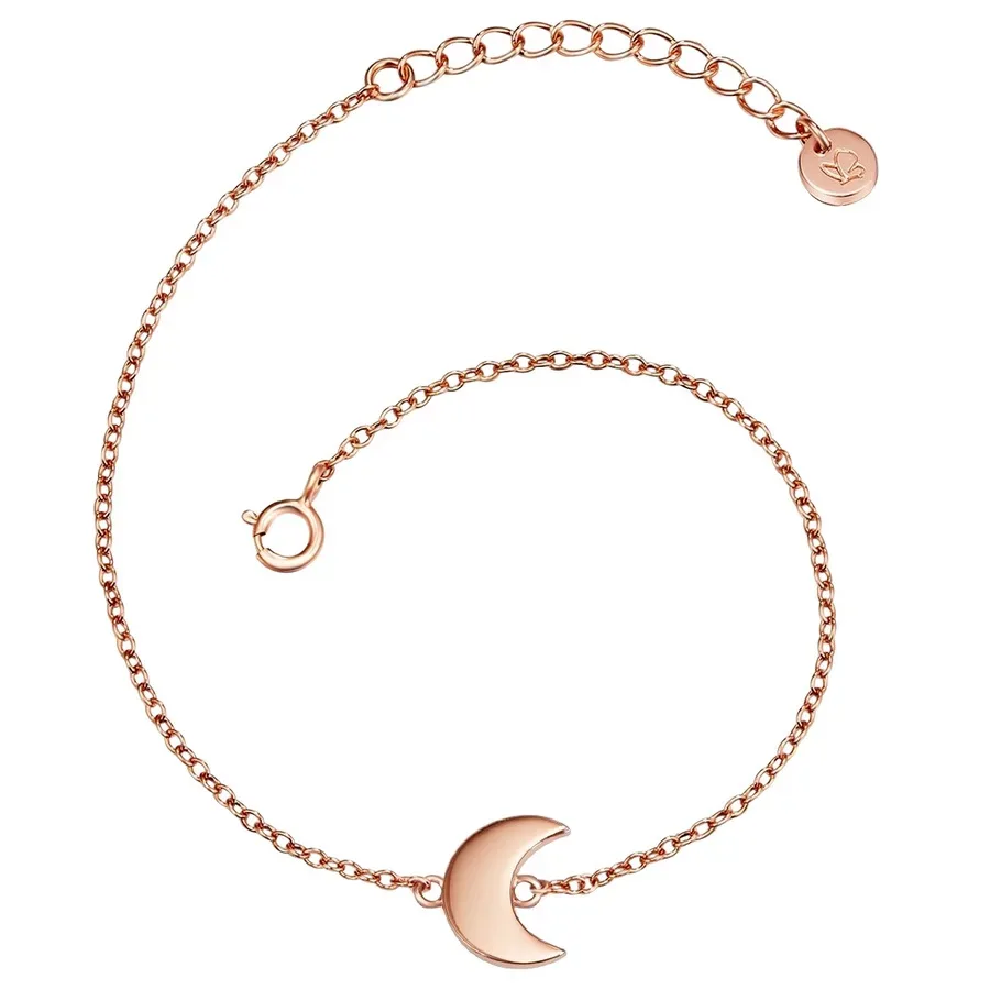 Glanzstücke München Armband Mond Sterling Silber in Roségold Armbänder & Armreife 1 ct Damen