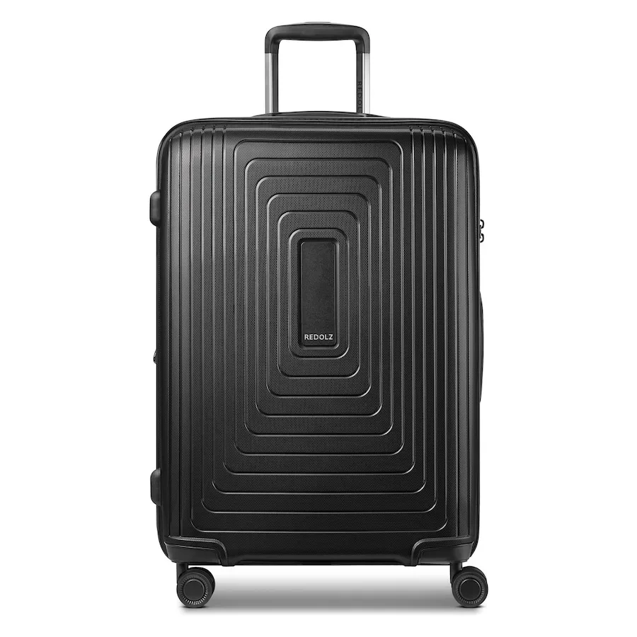 Redolz Essentials 14 4 Rollen Trolley M 65 cm mit Dehnfalte Reisetaschen 1 ct Schwarz Herren