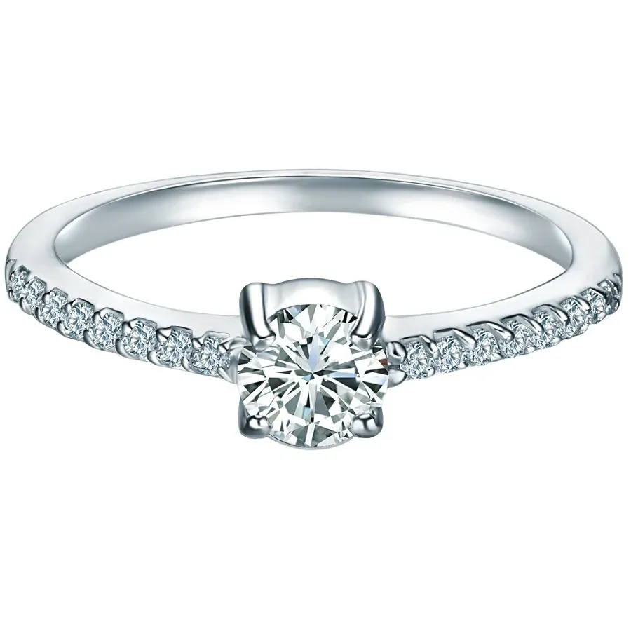 Trilani Ring aus Sterling Silber in Silber mit Zirkonia Ringe 1 ct Damen