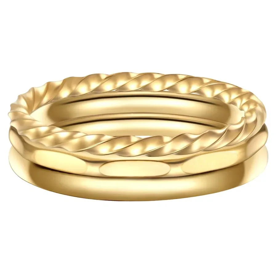 EASTSIDE Ring Edelstahl in Gelbgold Ringe 1 ct Damen
