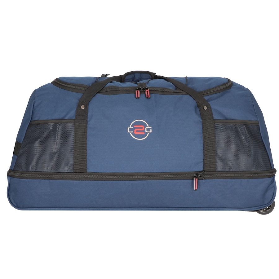 NOWI 2 Rollen Reisetasche 61 cm mit Dehnfalte Reisetaschen 1 ct Violett Herren