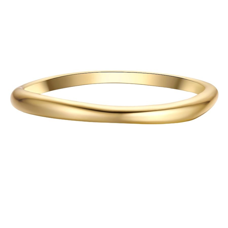 Glanzstücke München Ring aus Sterling Silber in gelbgold Ringe 1 ct Damen