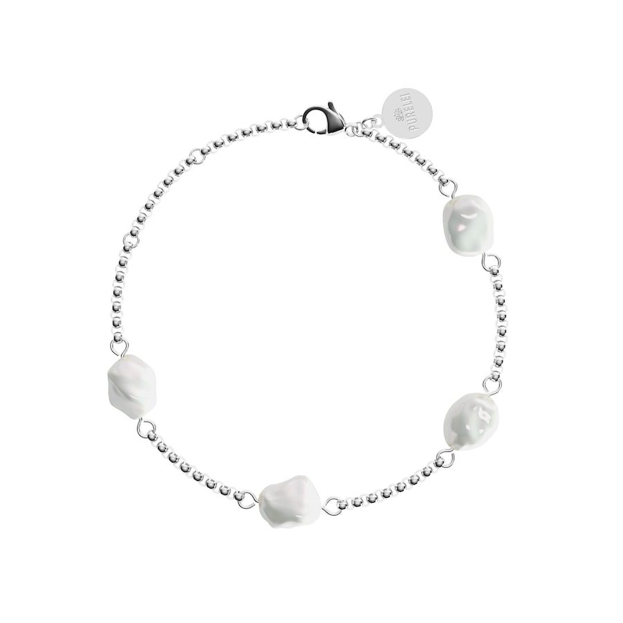 Purelei Malahi Armband 100% Edelstahl Armbänder & Armreife 1 ct Grau Damen
