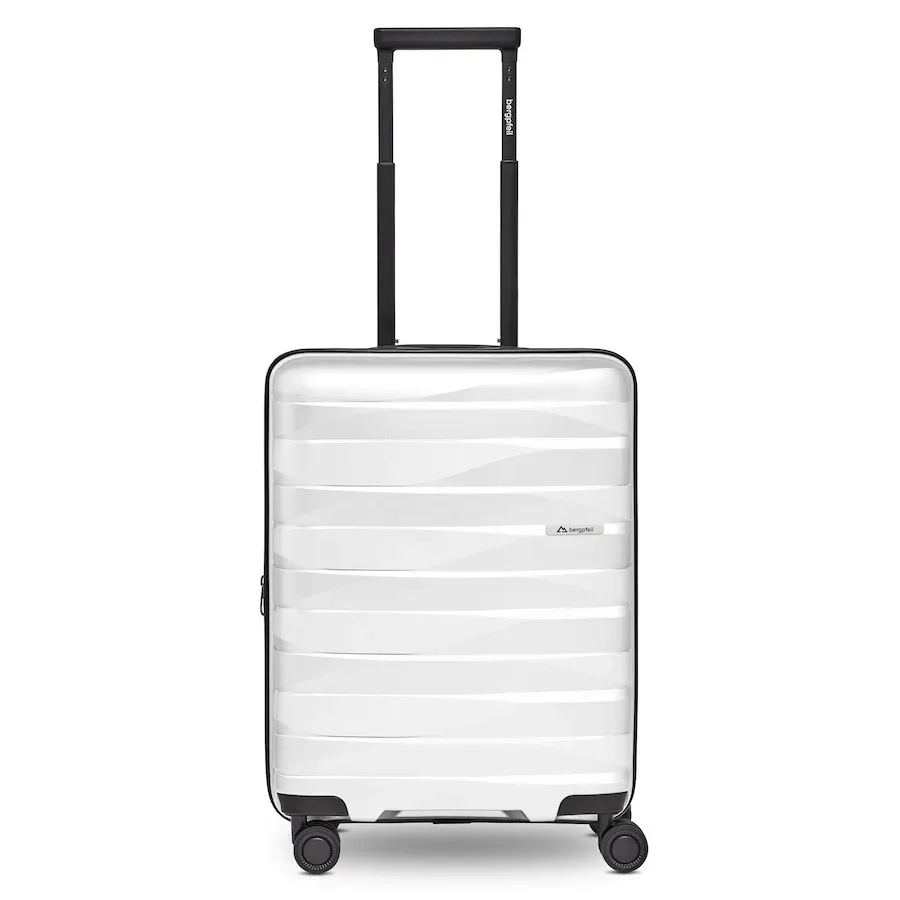 bergpfeil Travel 4-Rollen Kabinentrolley S 55 cm mit Dehnfalte Reisetaschen 1 ct Weiss Herren