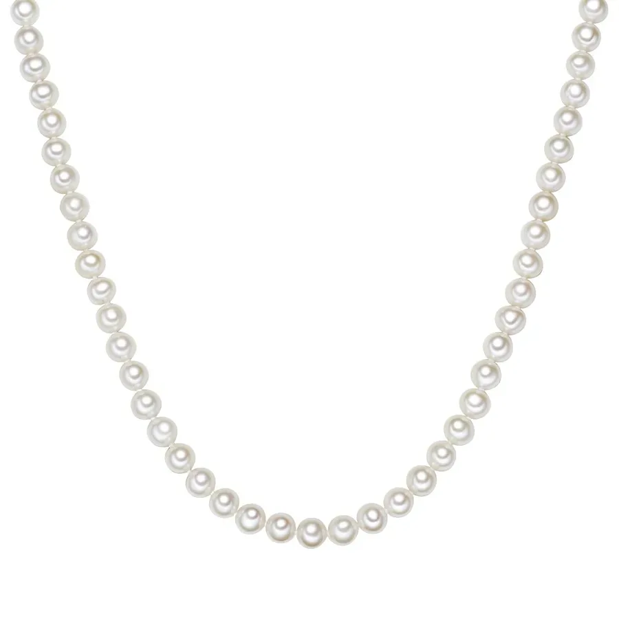 Valero Pearls Halskette aus Sterling Silber in silber mit Süßwasser-Zuchtperle Ketten 1 ct Damen