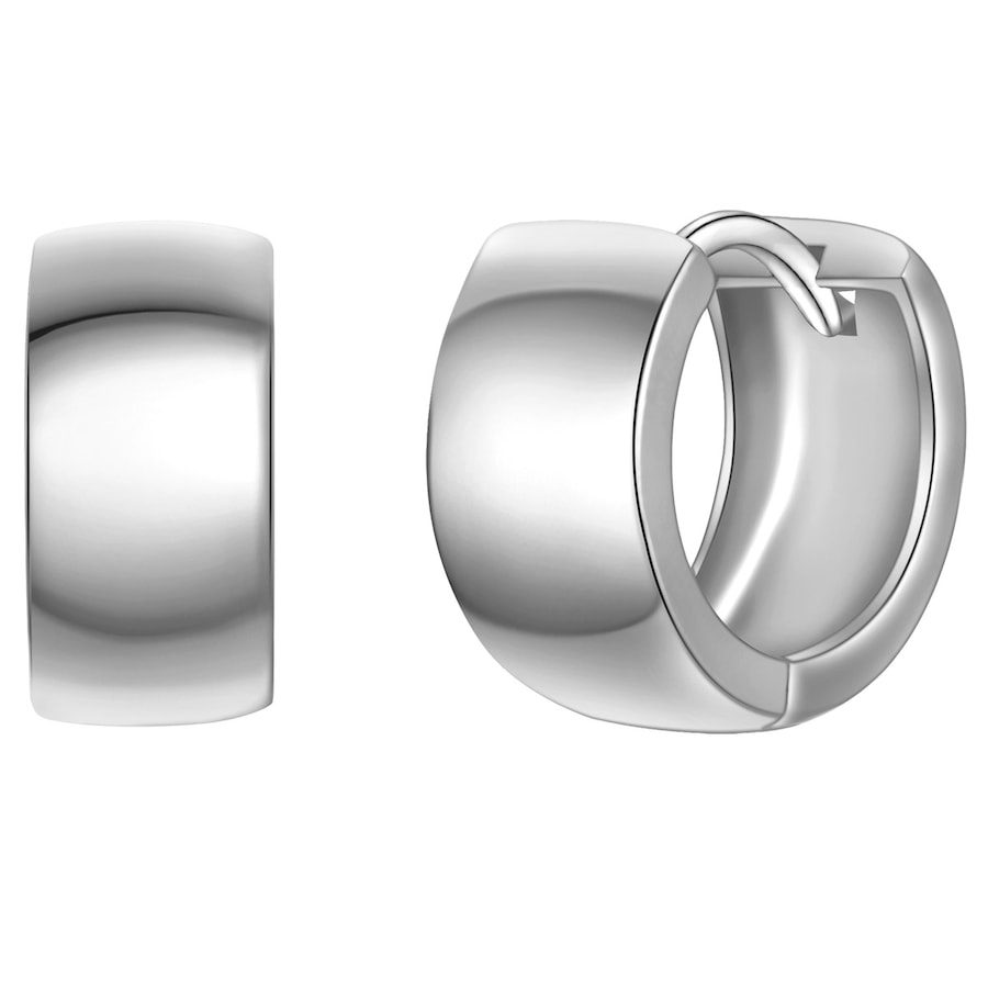 Yokoamii Creolen aus Metall-Legierung in Silber Ohrringe 1 ct Damen