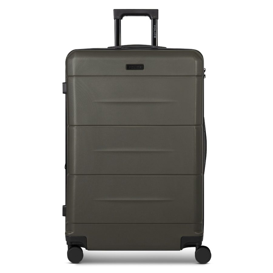 Police London 4 Rollen Trolley 74 cm mit Dehnfalte Koffer & Trolleys 1 ct Grün Herren