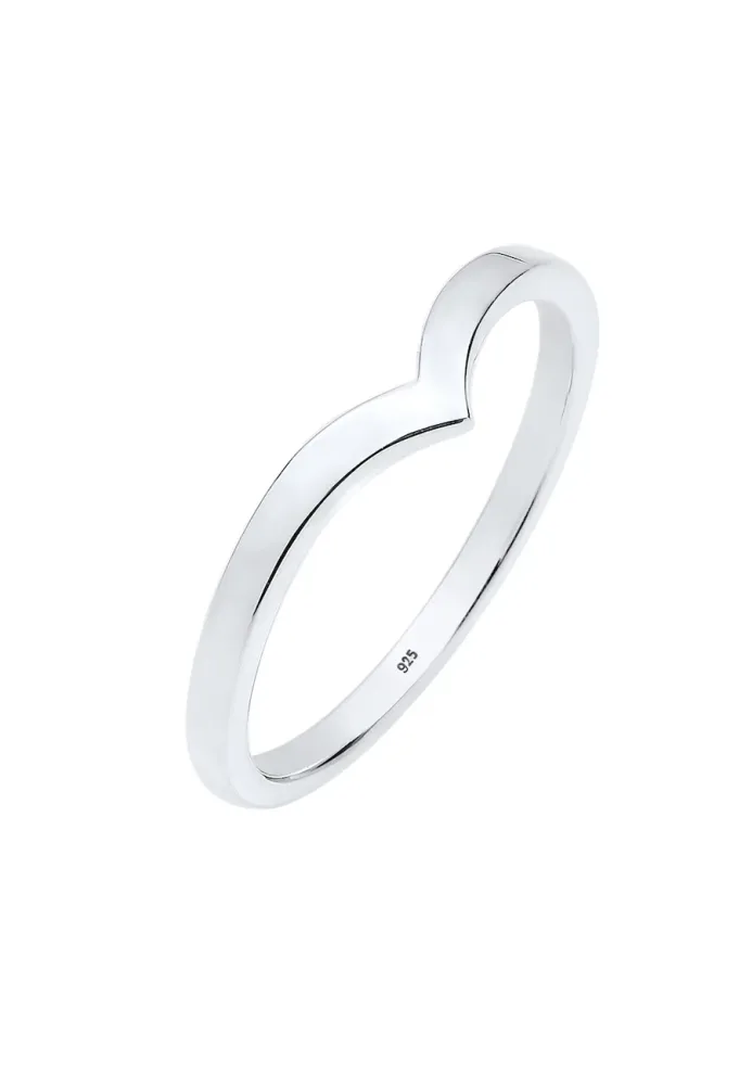 Elli - Ring V-Design, 54mm, Silber