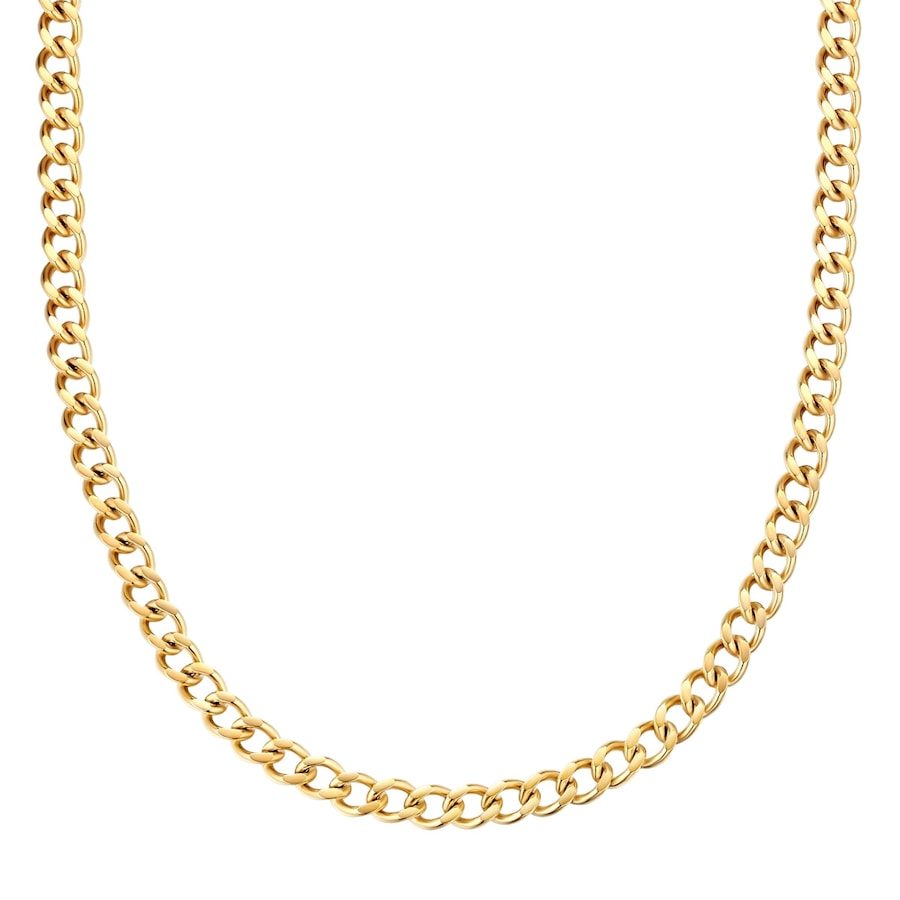 Glanzstücke München Halskette aus Edelstahl in Gelbgold Ketten 1 ct Damen