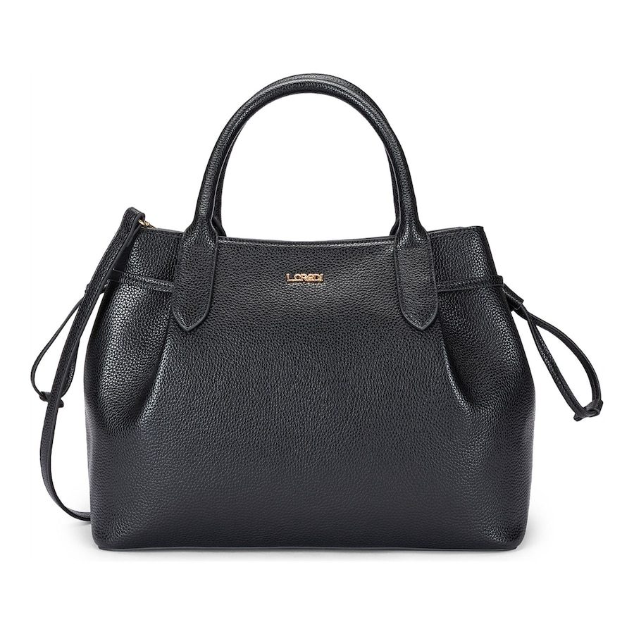 L.CREDI Sapphira Henkeltasche Handtaschen 1 ct Schwarz Damen
