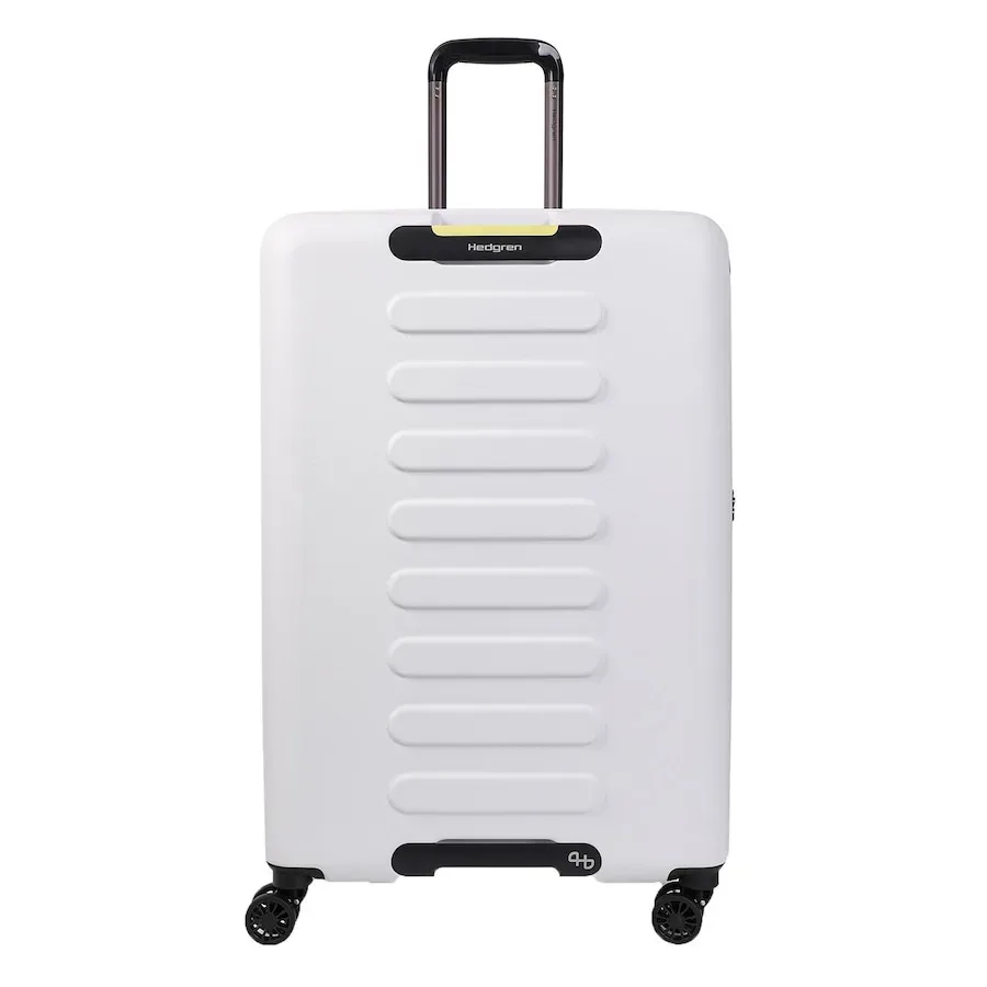 Hedgren Comby Grip L Exp 4 Rollen Trolley L 74 cm mit Dehnfalte Reisetaschen 1 ct Weiss Herren