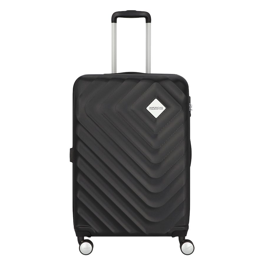 American Tourister Summer Square 4 Rollen Trolley 67 cm mit Dehnfalte Reisetaschen 1 ct Schwarz Herren