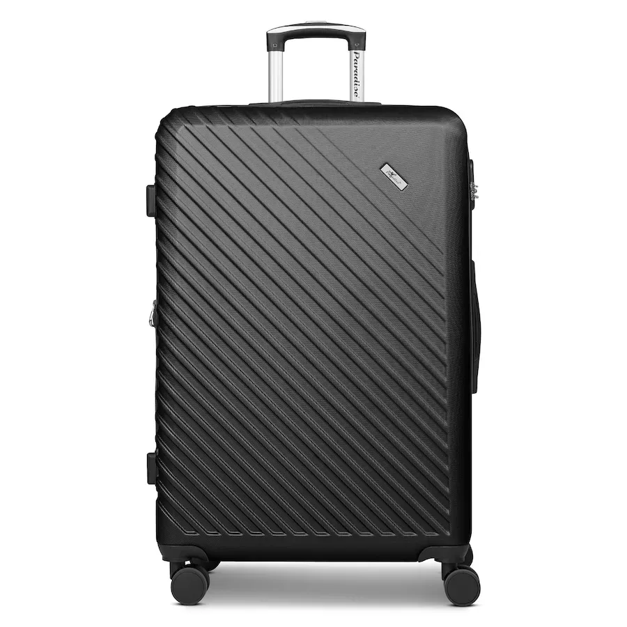 CHECK.IN Paradise 2.0 4 Rollen Trolley L 78 cm mit Dehnfalte Reisetaschen 1 ct Schwarz Herren