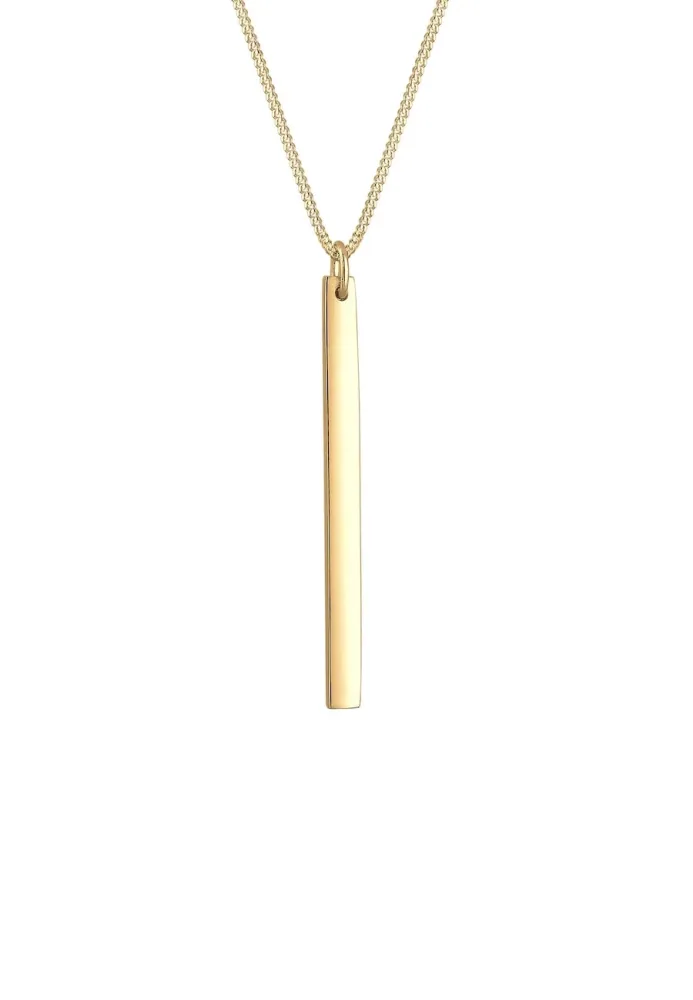 Elli Panzerkette Geo Symbol Stab Layer Cool 925 Silber Ketten 1 ct Damen