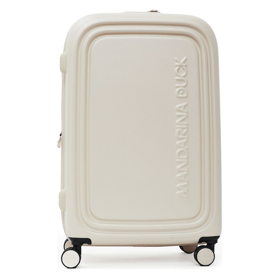 Mandarina Duck Logoduck + 4 Rollen Trolley M 69 cm Reisetaschen 1 ct Weiss Herren