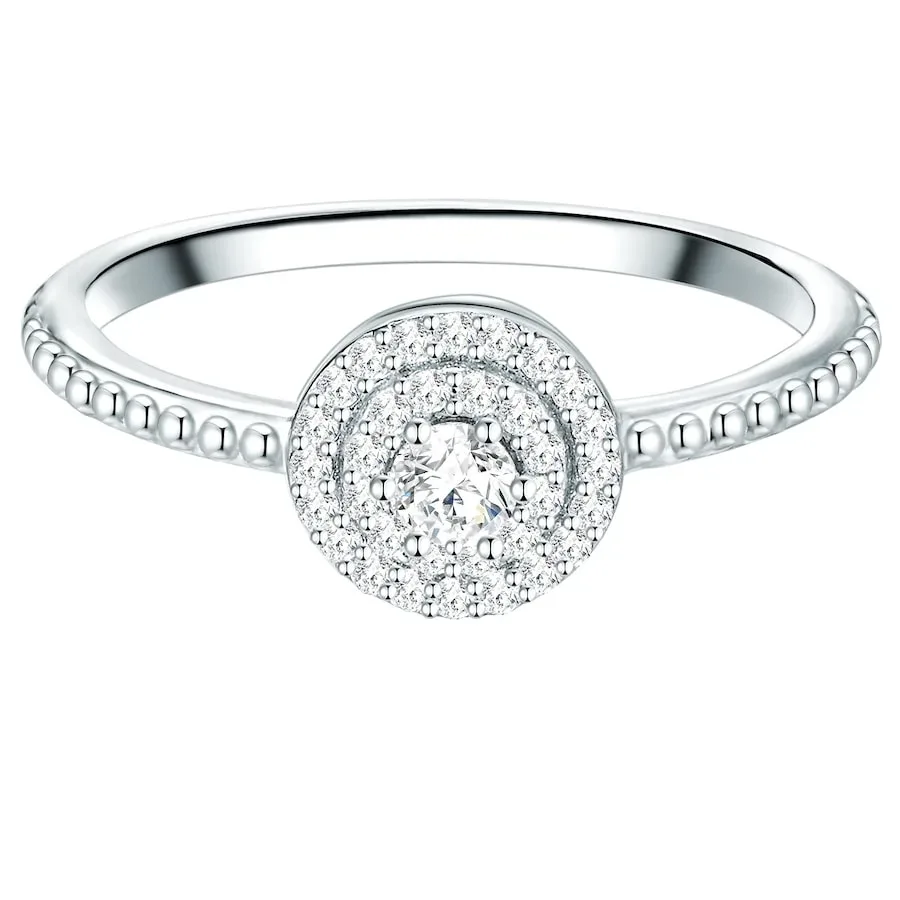 Trilani Ring Sterling Silber Zirkonia in Silber Ringe 1 ct Damen