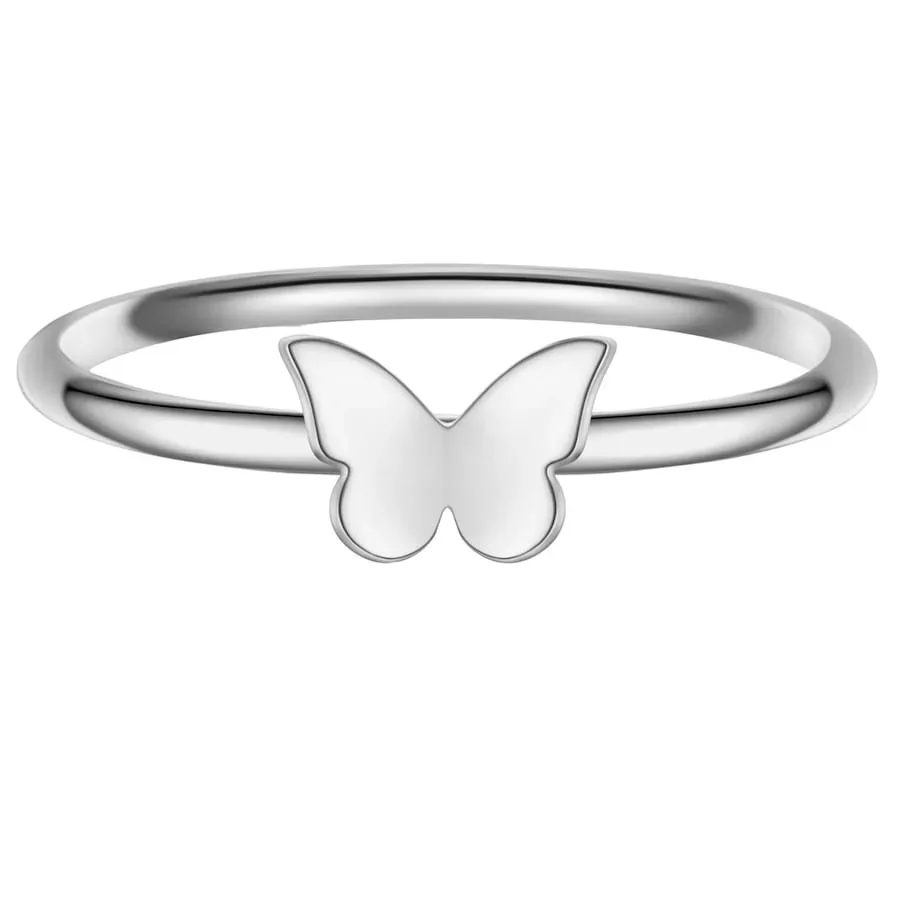 Glanzstücke München Ring Schmetterling aus Sterling Silber in silber mit Ringe 1 ct Damen
