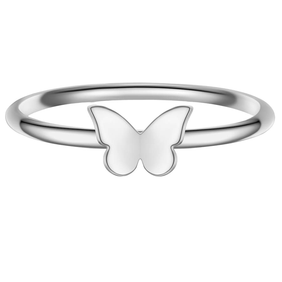 Glanzstücke München Ring Schmetterling aus Sterling Silber in silber mit Ringe 1 ct Damen