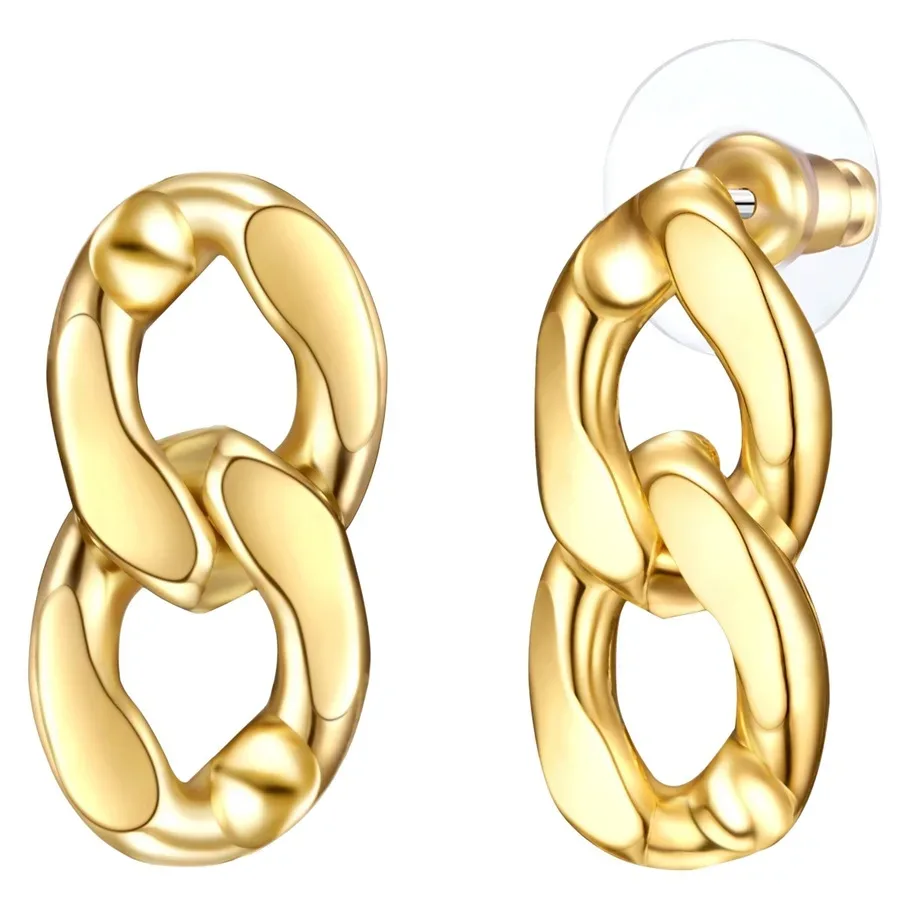 Lulu & Jane - Ohrhänger, 24mm, Gold