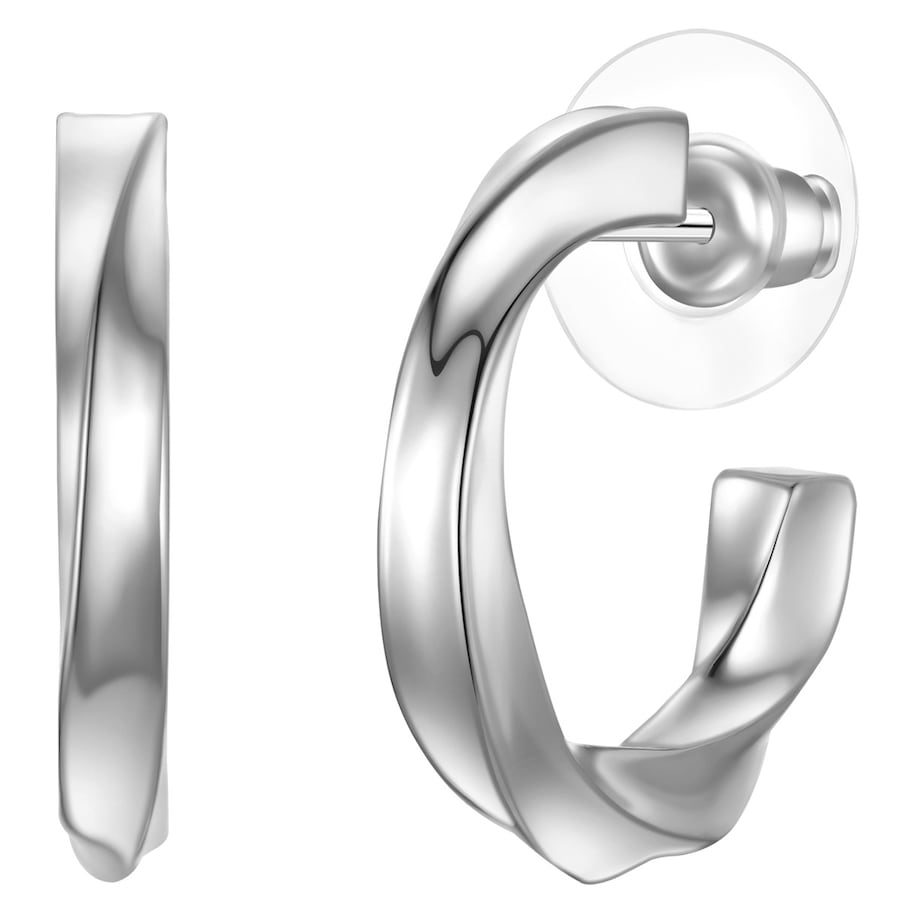 Yokoamii Creolen aus Metall-Legierung in Silber Ohrringe 1 ct Damen