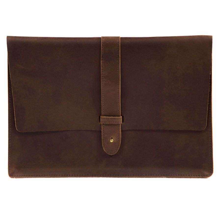 Buckle & Seam Aspen Laptophülle Leder 20,5 cm Laptoptaschen 1 ct Braun Herren