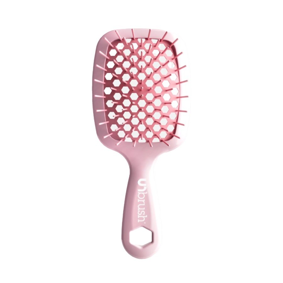 UNbrush Detangling Hair Brush Mini -Pastel Collection Detangler 1 ct