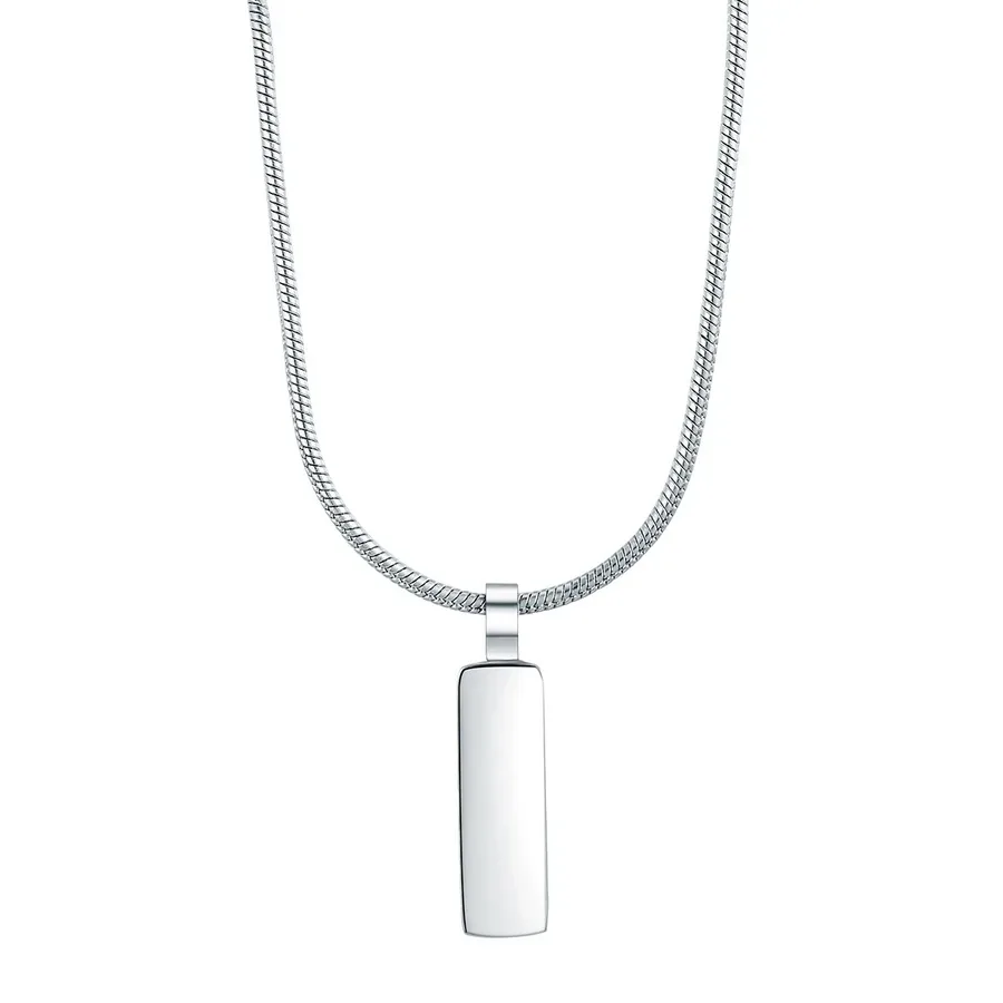 True Rebels Halskette Edelstahl in Silber Ketten 1 ct Herren