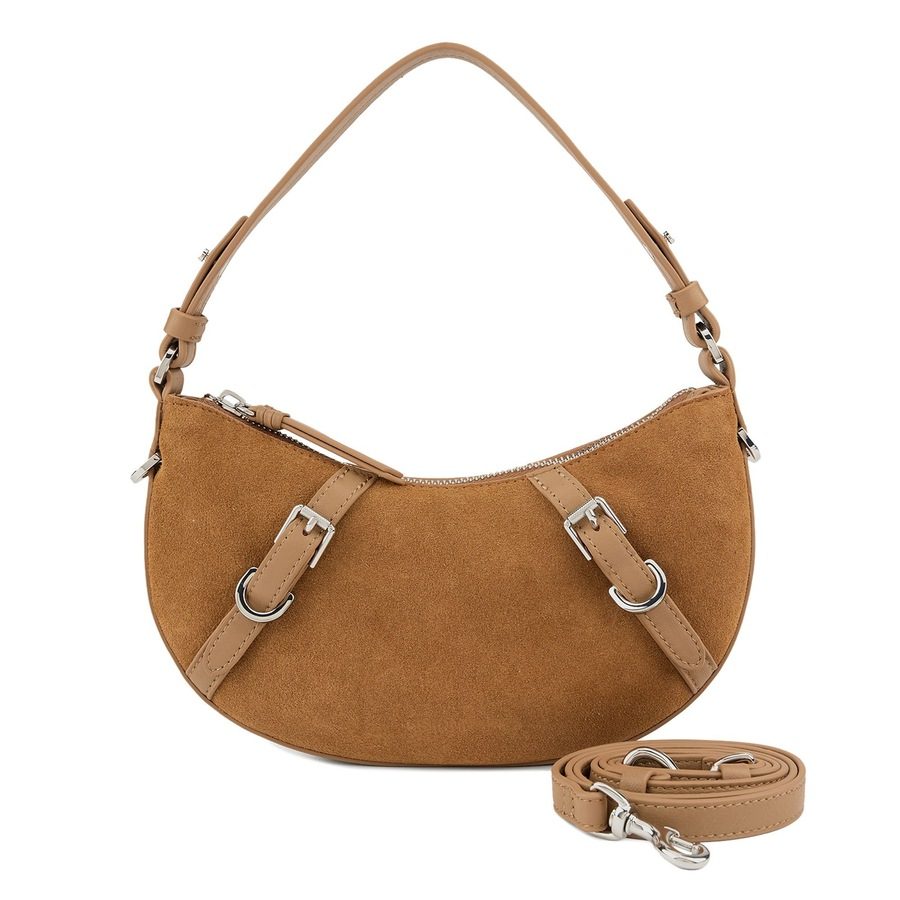 LES VISIONNAIRES Enya Schultertasche Handtaschen 1 ct Hellbraun Damen