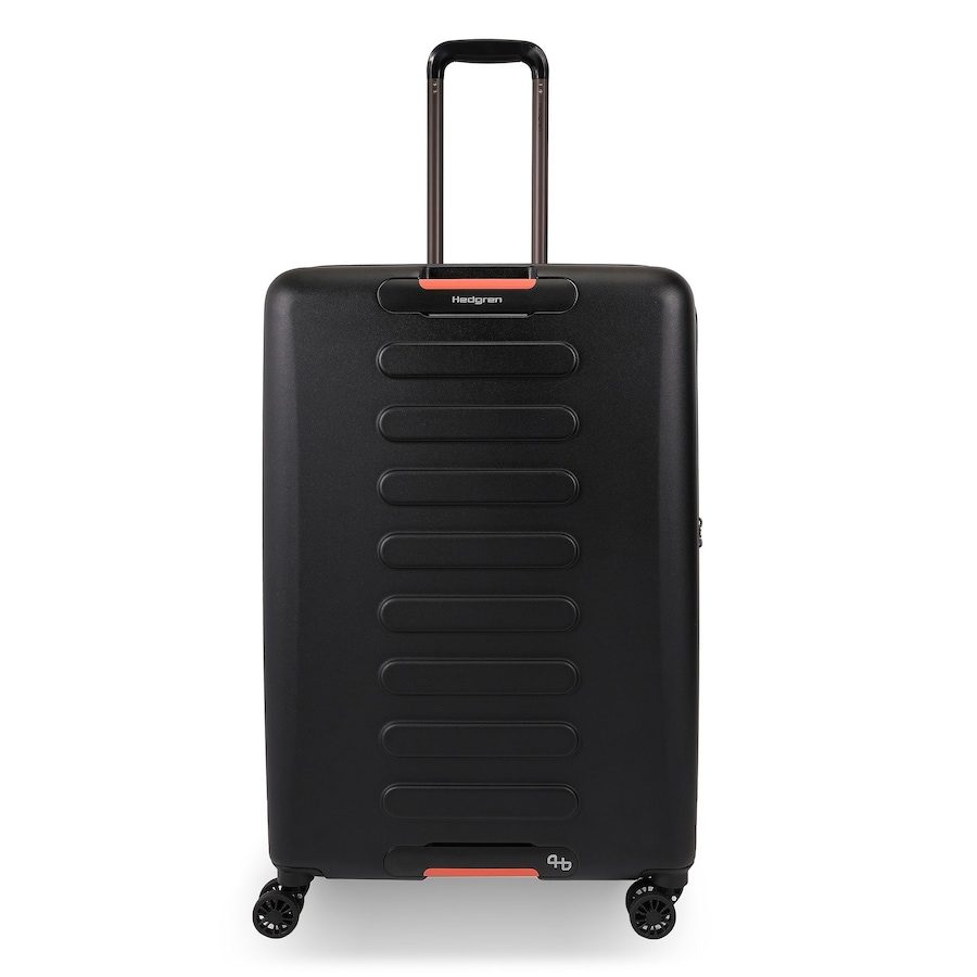 Hedgren Comby Grip L Exp 4 Rollen Trolley L 74 cm mit Dehnfalte Reisetaschen 1 ct Schwarz Herren