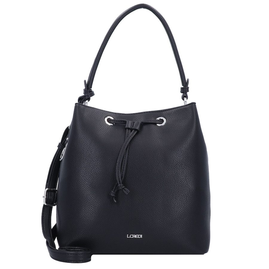L.CREDI Ebony Beuteltasche Handtaschen 1 ct Schwarz Damen