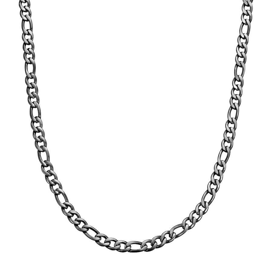 True Rebels Halskette aus Edelstahl in Gunmetal Ketten 1 ct Herren