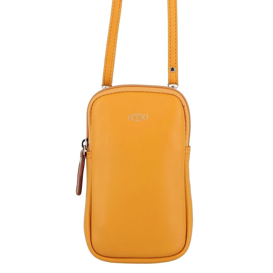 Jump Uppsala Cuir Handytasche Leder 13 cm Portemonnaies 1 ct Gelb Damen