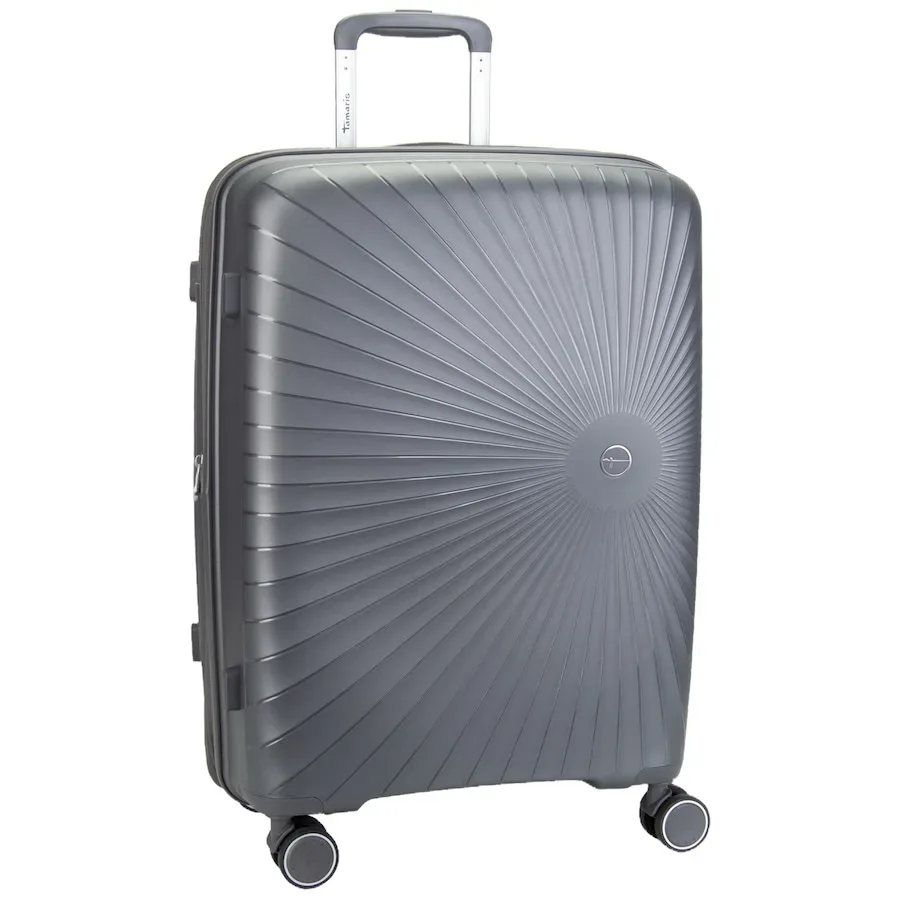 Travelite Tamaris x Travelite Voyaage 4 Rollen Trolley M 66 cm mit Dehnfalte Koffer & Trolleys 1 ct Grau