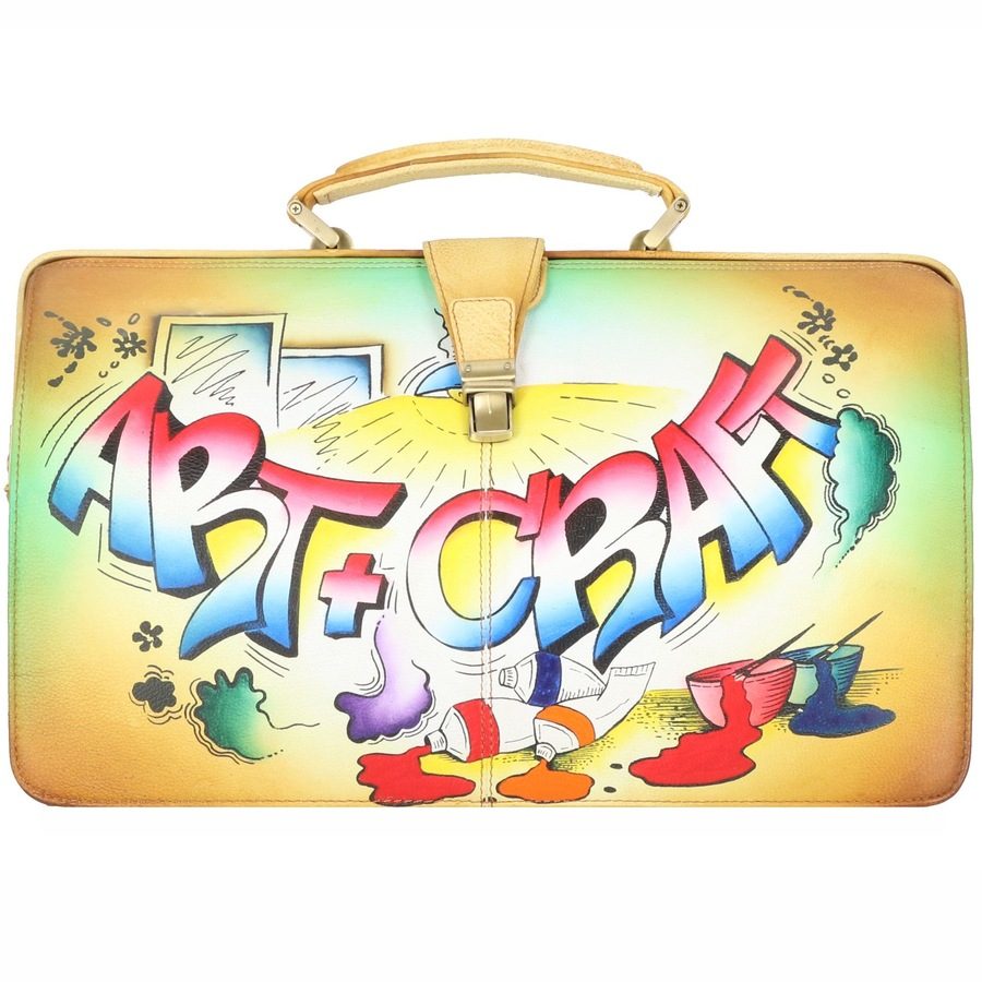 Greenland Art+Craft Doktorkoffer Leder 37 cm Reisetaschen 1 ct Grün Herren