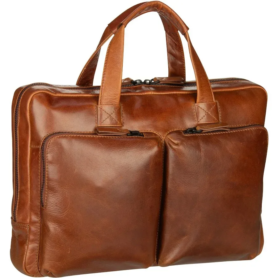 Leonhard Heyden Porto Aktentasche Laptoptaschen 1 ct Hellbraun Herren
