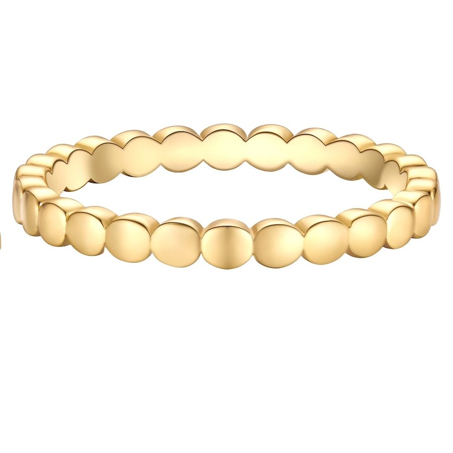 Glanzstücke München Ring aus Sterling Silber in gelbgold Ringe 1 ct Damen