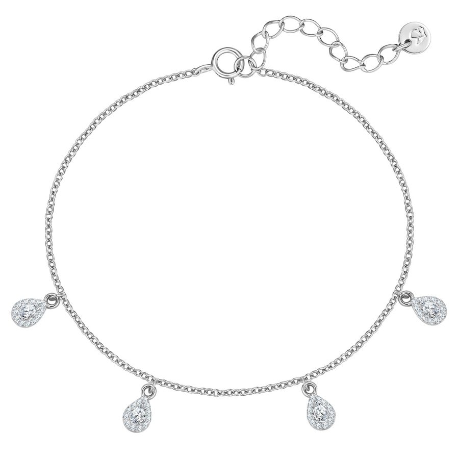 Glanzstücke München Armband Sterling Silber Zirkonia weiß Armbänder & Armreife 1 ct Damen