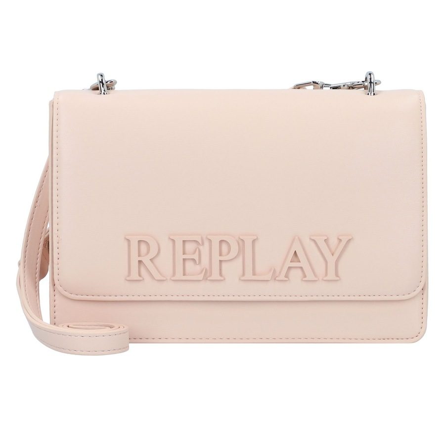 Replay Umhängetasche 25 cm Accessoire-Trend für Herbst & Winter 2024 1 ct Silber Damen