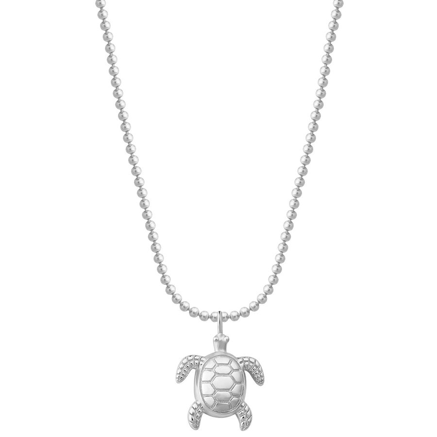 Glanzstücke München Halskette Schildkröte aus Sterling Silber in silber Ketten 1 ct Damen