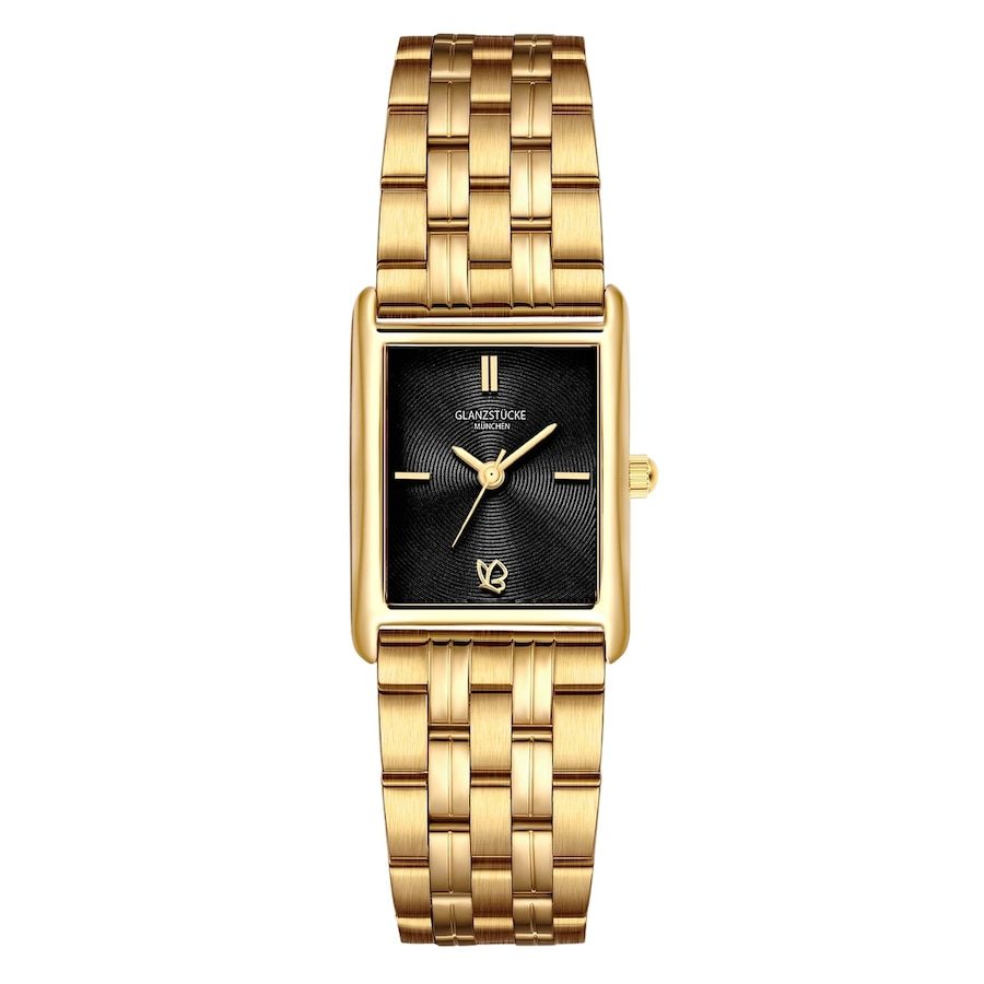 Glanzstücke München Armband-Uhr aus Edelstahl in gelbgold Uhren 1 ct Damen
