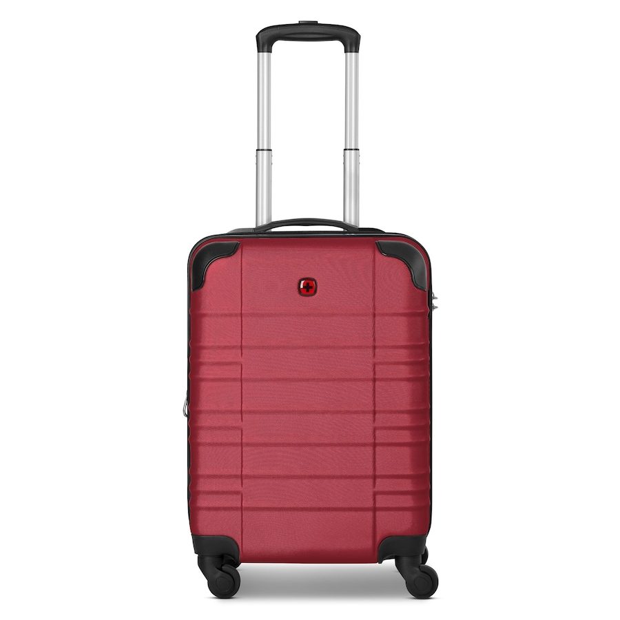 Wenger Amplar Evo 4 Rollen Kabinentrolley S 53 cm mit Dehnfalte Reisetaschen 1 ct Rot Herren