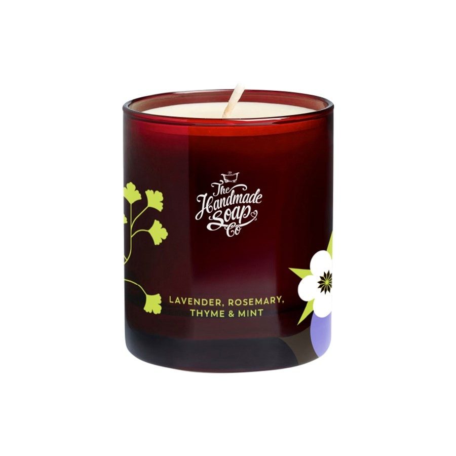The Handmade Soap Lavender, Rosemary, Thyme & Mint Soy Candle Duftkerze Kerzen 210 g