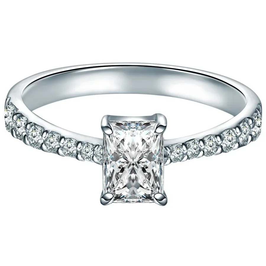 Trilani Ring aus Sterling Silber in silber mit Zirkonia Ringe 1 ct Damen