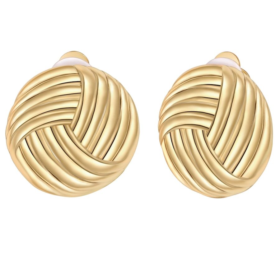 Yokoamii Ohrclips aus Metall-Legierung in gelbgold Ohrringe 1 ct Damen