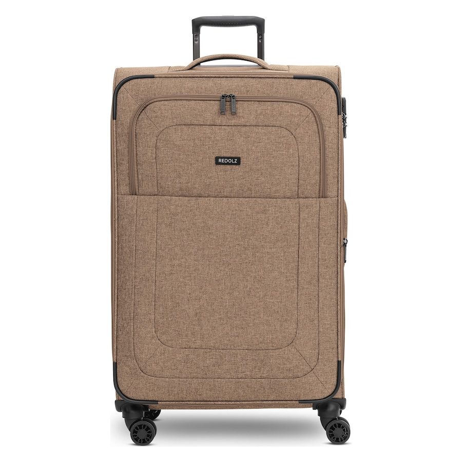 Redolz Essentials 12 LARGE 4 Rollen Trolley 79 cm mit Dehnfalte Koffer & Trolleys 1 ct Hellbraun Herren